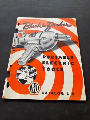 1956 black decker portable - 1956, &